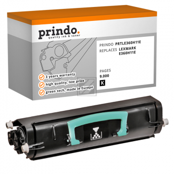 Prindo Toner-Kartusche bk HC (PRTLE360H11E) ersetzt E360H11A