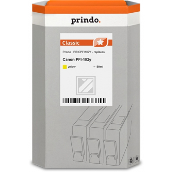 Prindo Tintenpatrone  y (PRICPFI102Y) ersetzt PFI-102Y