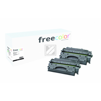freecolor Toner-Kartusche 2 x bk (K35590F7) ersetzt 80XD