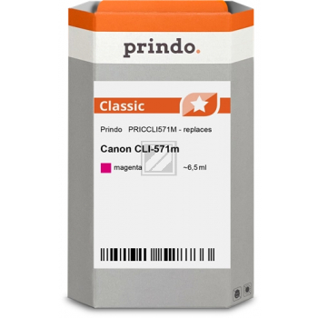 Prindo Tintenpatrone  m (PRICCLI571M) ersetzt CLI-571M