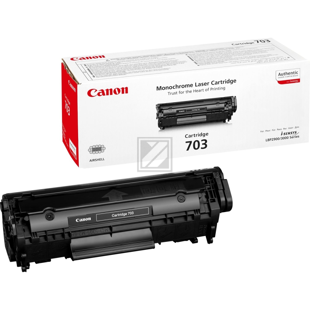 Canon Toner-Kartusche schwarz (7616A005, 703) Canon Toner-Kartusche schwarz (7616A005, 703)