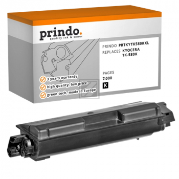 Prindo Toner-Kit bk HC (PRTKYTK580KXL) ersetzt TK-580K