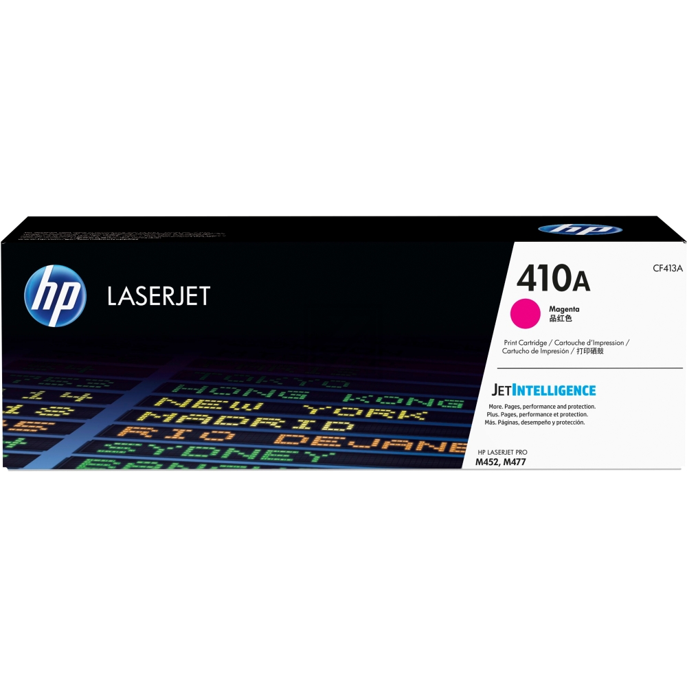 HP Toner-Kartusche magenta (CF413A, 410A) HP Toner-Kartusche magenta (CF413A, 410A)