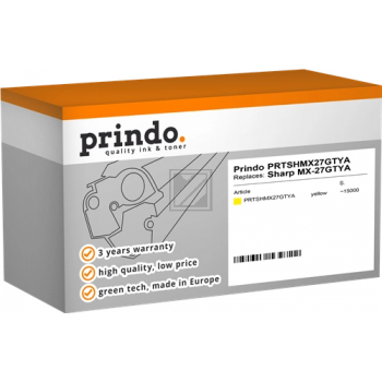 Prindo Toner-Kit y (PRTSHMX27GTYA) ersetzt MX-27GTYA