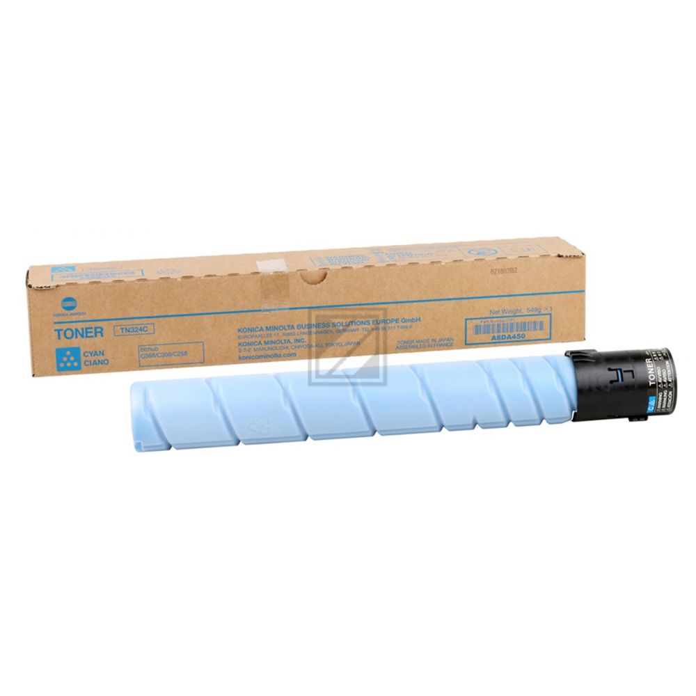 Konica Minolta Toner-Kit cyan HC (A8DA450, TN-324C) Konica Minolta Toner-Kit cyan HC (A8DA450, TN-324C)