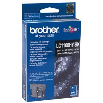 Brother Tintenpatrone 2 x bk HC (LC-1100HYBKBP2DR)