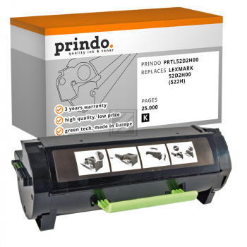 Prindo Toner-Kit bk HC (PRTL52D2H00) ersetzt 522H