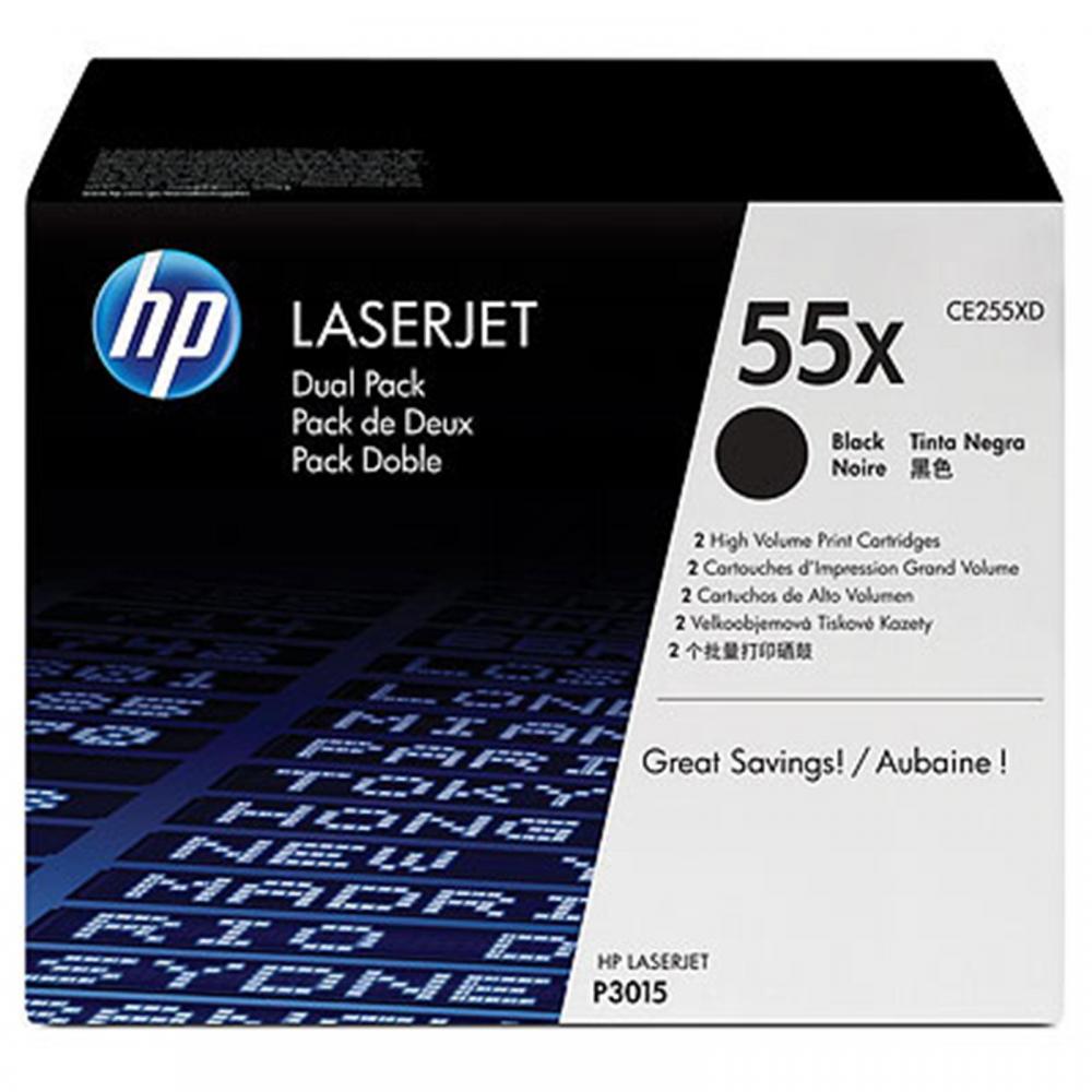 HP Toner-Kartusche 2 x schwarz HC (CE255XD, 55XD) HP Toner-Kartusche 2 x schwarz HC (CE255XD, 55XD)