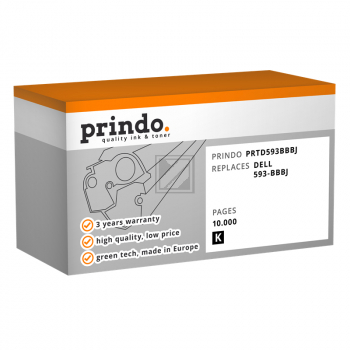 Prindo Toner-Kit bk (PRTD593BBBJ) ersetzt C7D6F