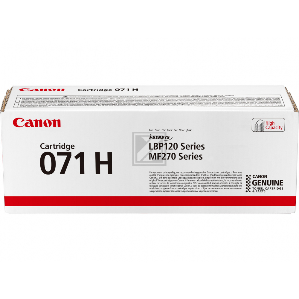 Canon Toner-Kartusche schwarz HC (5646C002, 071H) Canon Toner-Kartusche schwarz HC (5646C002, 071H)