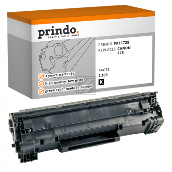 Prindo Toner-Kartusche bk (PRTC728) ersetzt 728