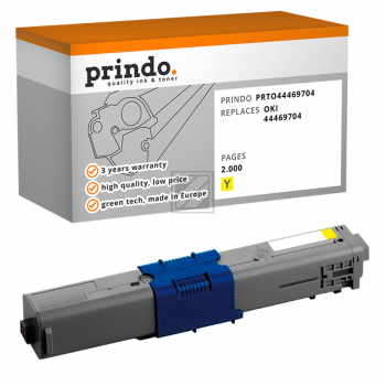 Prindo Toner-Kit y (PRTO44469704) ersetzt 44469704