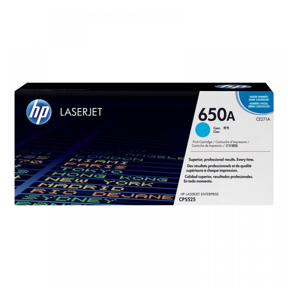 HP Toner-Kartusche cyan (CE271A, 650A) HP Toner-Kartusche cyan (CE271A, 650A)