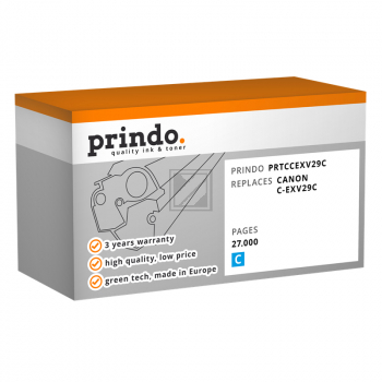 Prindo Toner-Kit c (PRTCCEXV29C) ersetzt C-EXV29C