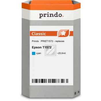 Prindo Tintenpatrone c (PRIET1572) ersetzt T1572