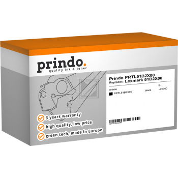 Prindo Toner-Kartusche bk HC plus (PRTL51B2X00) ersetzt 51B2X00