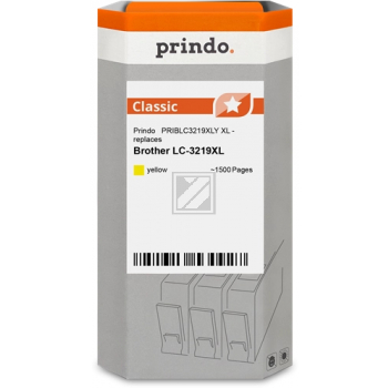 Prindo Tintenpatrone  y HC (PRIBLC3219XLY) ersetzt LC-3219XLY