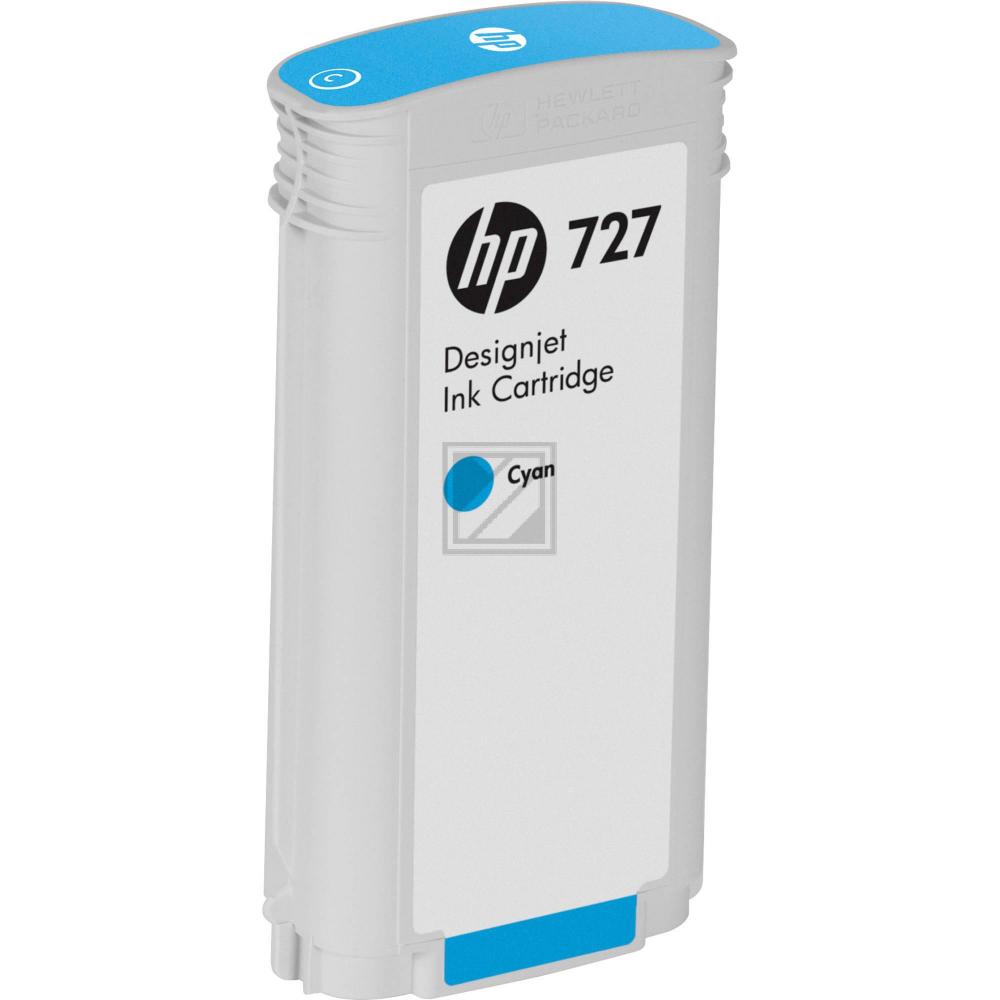 HP Tintenpatrone cyan HC (B3P19A, 727)