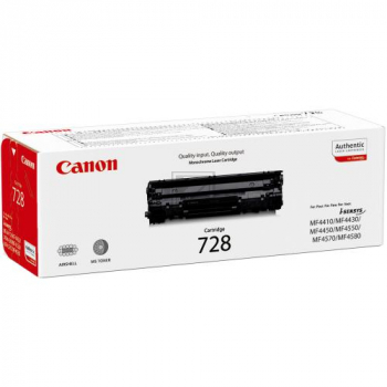 Canon Toner-Kartusche schwarz (3500B002AA, 728) Canon Toner-Kartusche schwarz (3500B002AA, 728)
