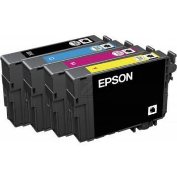 Epson Tintenpatrone gelb, magenta, schwarz, cyan HC (C13T18164010, T1816)