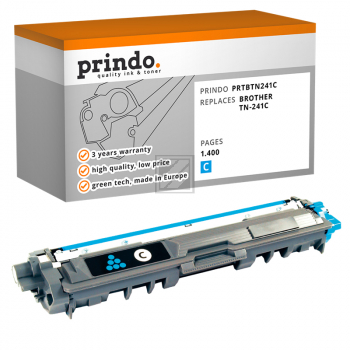 Prindo Toner-Kit c (PRTBTN241C) ersetzt TN-241C
