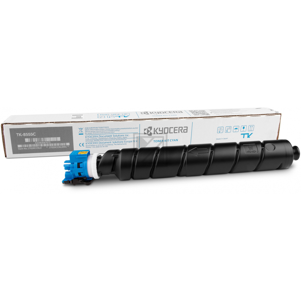 Kyocera Toner-Kit cyan (1T02XCCNL0, TK-8555C) Kyocera Toner-Kit cyan (1T02XCCNL0, TK-8555C)