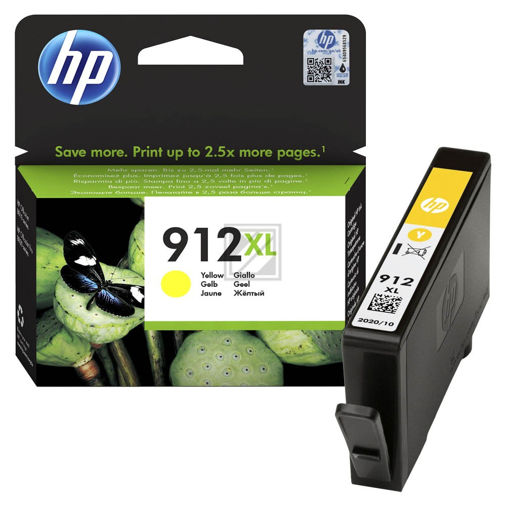 HP Tintenpatrone Y HC (3YL83AE, 912XL)