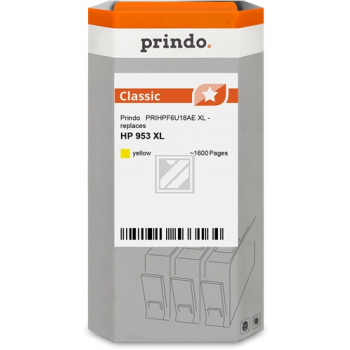 Prindo Tintenpatrone  y HC (PRIHPF6U18AE) ersetzt 953XL