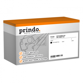 Prindo Toner-Kit bk (PRTO45807102) ersetzt 45807102