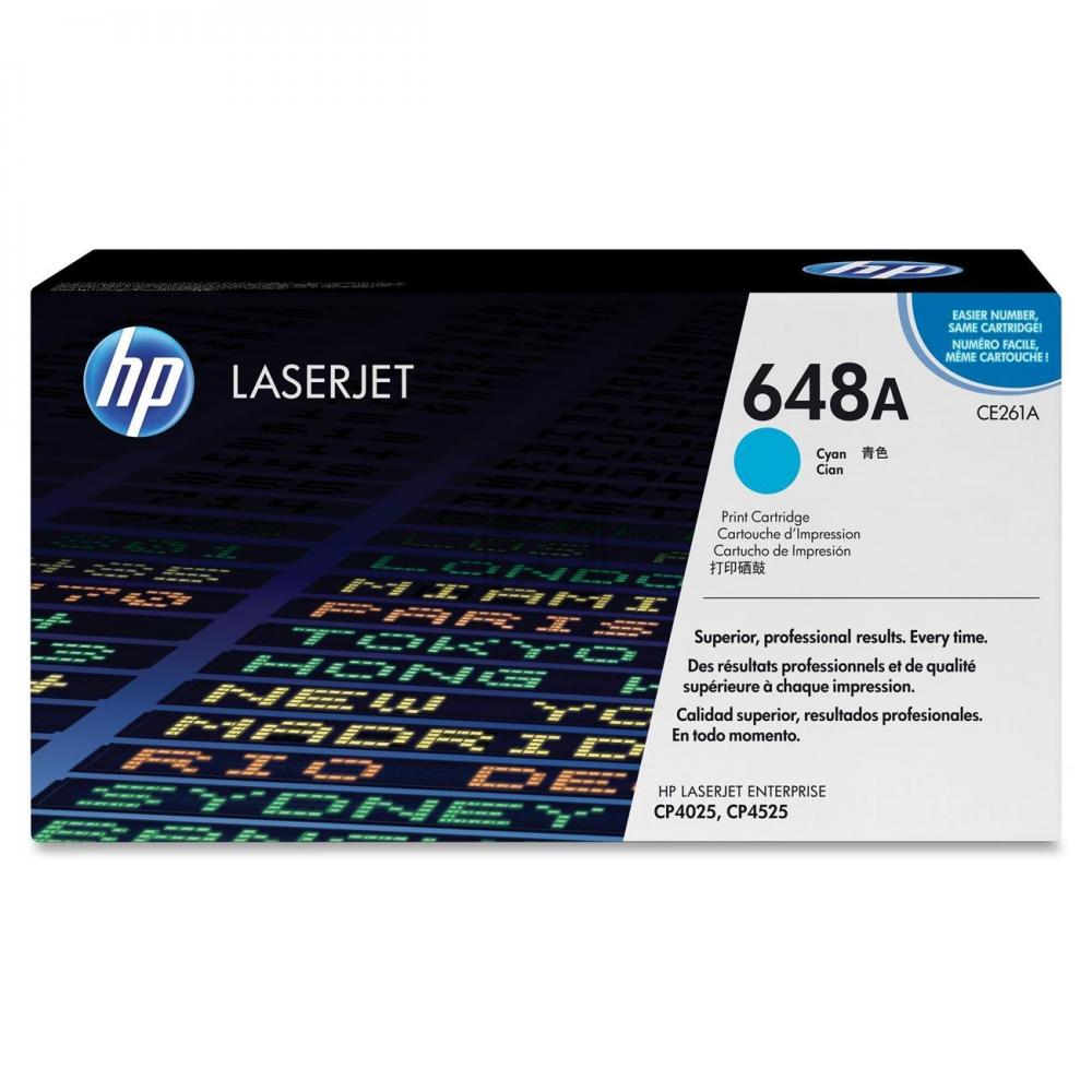 HP Toner-Kartusche cyan (CE261A, 648A) HP Toner-Kartusche cyan (CE261A, 648A)