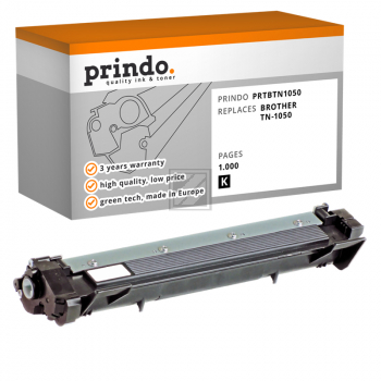Prindo Toner-Kartusche bk (PRTBTN1050) ersetzt TN-1050