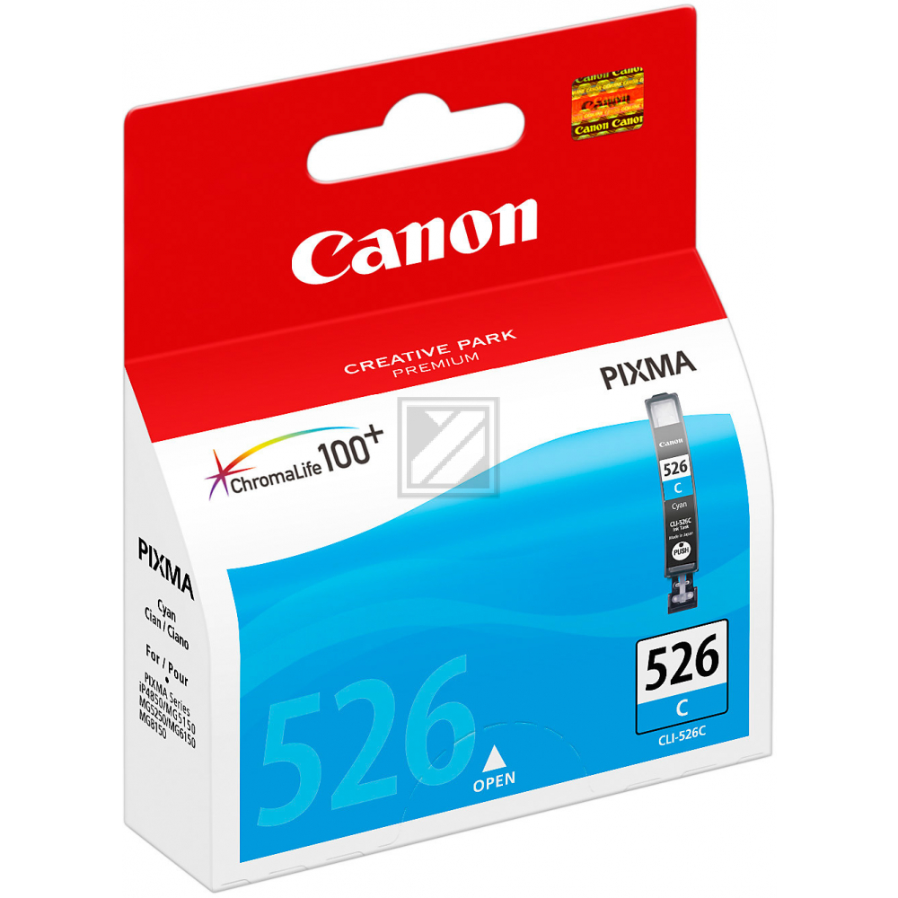 Canon Tintenpatrone cyan (4541B001, CLI-526C)