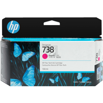 HP Tintenpatrone magenta SC (498N6A, 738)