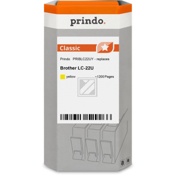 Prindo Tintenpatrone  y (PRIBLC22UY) ersetzt LC-22UY