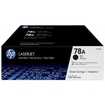HP Toner-Kartusche 2 x schwarz (CE278AD, 78AD) HP Toner-Kartusche 2 x schwarz (CE278AD, 78AD)