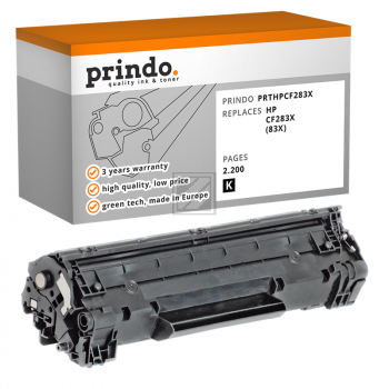 Prindo Toner-Kartusche schwarz HC (PRTHPCF283X) ersetzt 83X