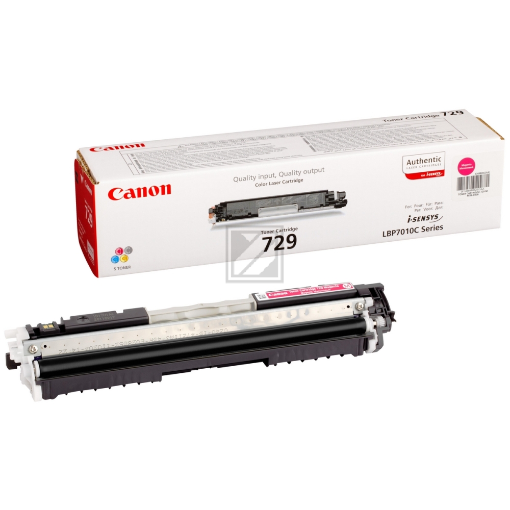Canon Toner-Kartusche magenta (4368B002, 729) Canon Toner-Kartusche magenta (4368B002, 729)