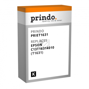 Prindo Tintenpatrone bk HC (PRIET1631) ersetzt T1631