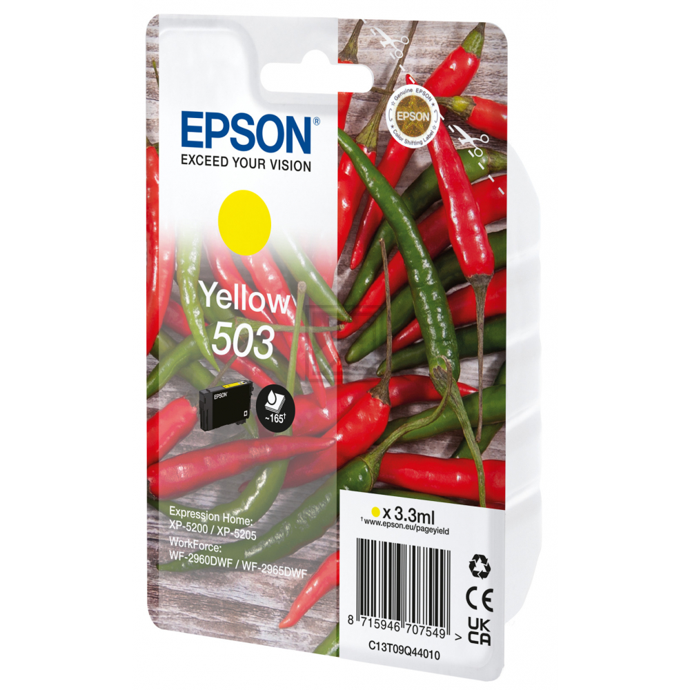 Epson Tintenpatrone gelb SC (C13T09Q44010, 503)