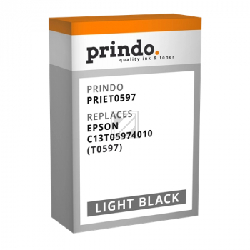 Prindo Tintenpatrone bk light (PRIET0597) ersetzt T0597
