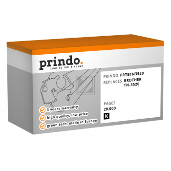 Prindo Toner-Kit bk HC plus + (PRTBTN3520) ersetzt TN-3520