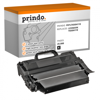 Prindo Toner-Kartusche bk HC (PRTLT650H11E) ersetzt T650H11E