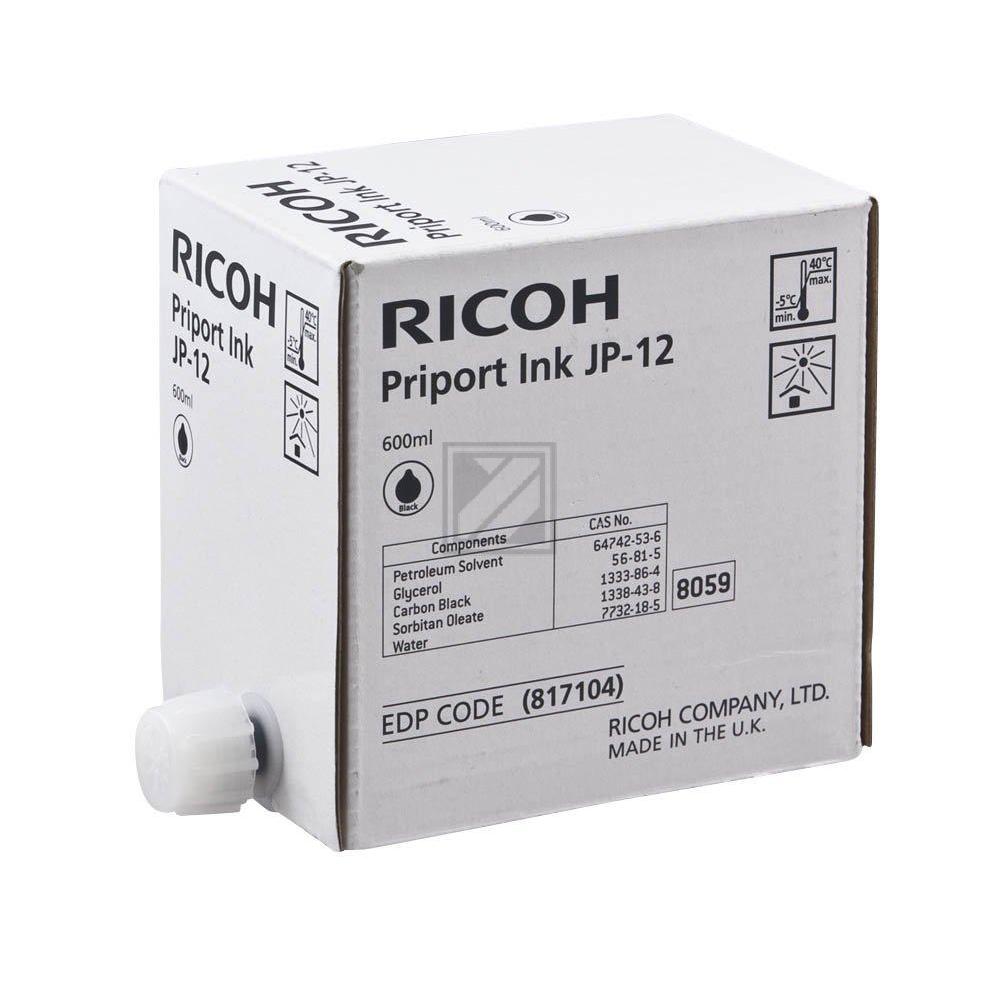 Ricoh Tintenpatrone 5 x bk (817104, JP-12)