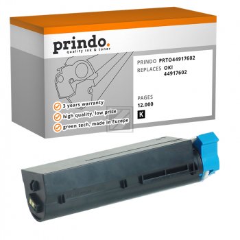 Prindo Toner-Kit bk (PRTO44917602) ersetzt 44917602