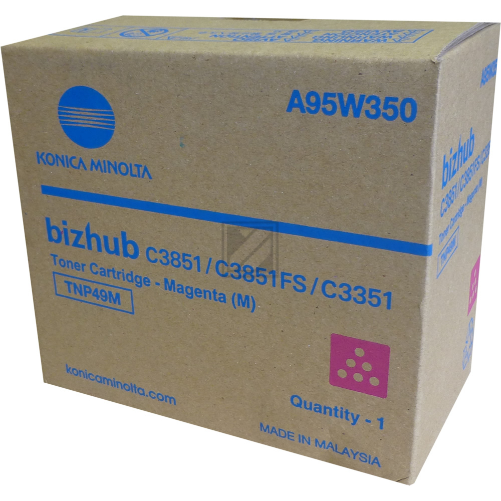 Konica Minolta Toner-Kit magenta (A95W350, TNP-49M) Konica Minolta Toner-Kit magenta (A95W350, TNP-49M)