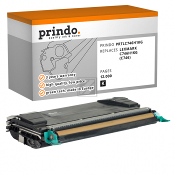 Prindo Toner-Kit bk (PRTLC746H1KG) ersetzt C746H1KG