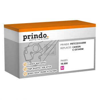 Prindo Toner-Kit m (PRTCCEXV49M) ersetzt C-EXV49M
