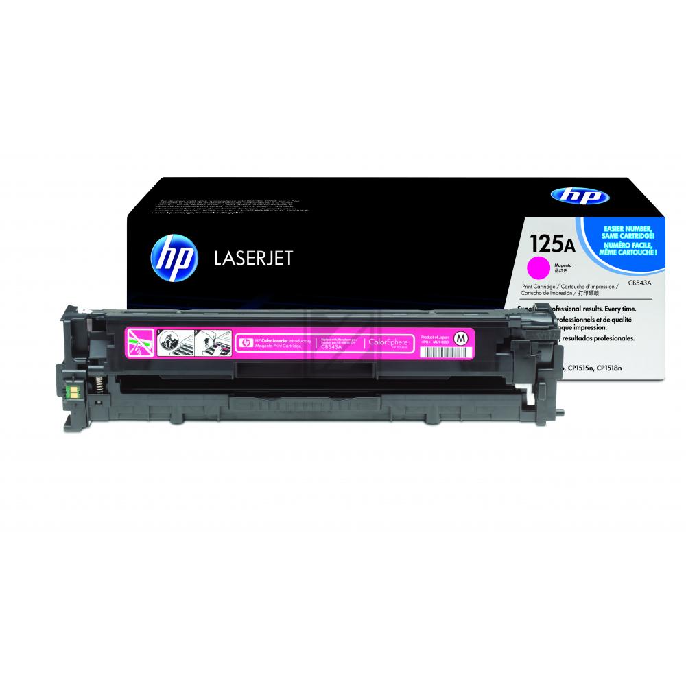 HP Toner-Kartusche magenta (CB543A, 125A) HP Toner-Kartusche magenta (CB543A, 125A)