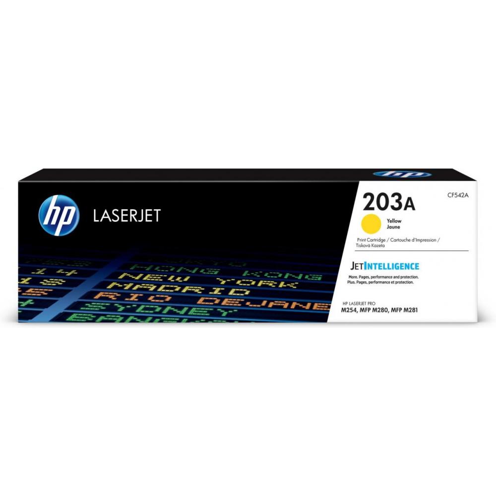 HP Toner-Kartusche gelb (CF542A, 203A) HP Toner-Kartusche gelb (CF542A, 203A)
