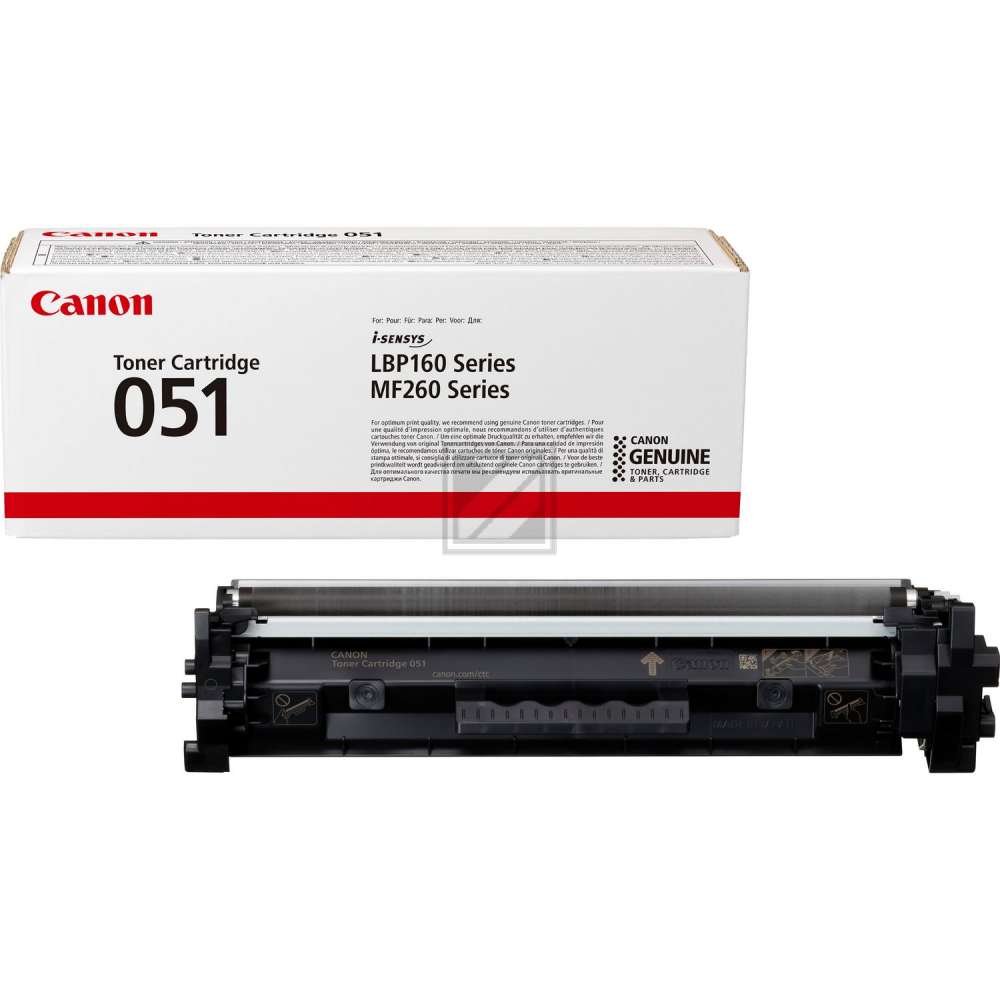 Canon Toner-Kartusche schwarz (2168C002, 051) Canon Toner-Kartusche schwarz (2168C002, 051)